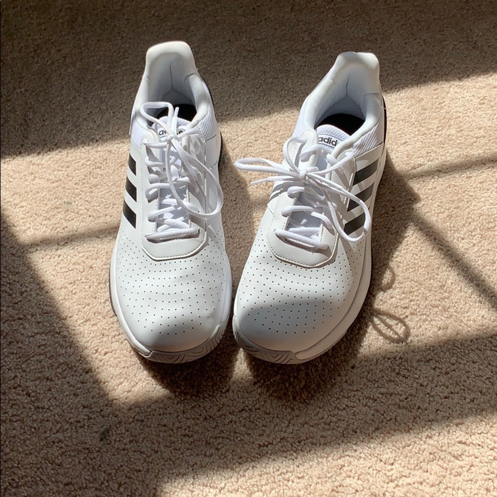 Adidas white shoes